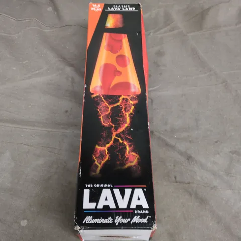 BOXED THE ORIGINAL LAVA BRAND CLASSIC LAVA LAMP
