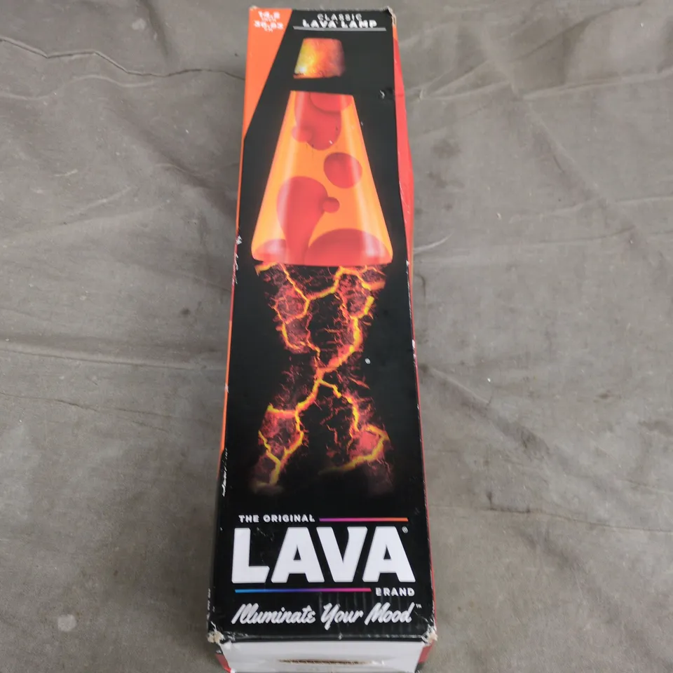 BOXED THE ORIGINAL LAVA BRAND CLASSIC LAVA LAMP