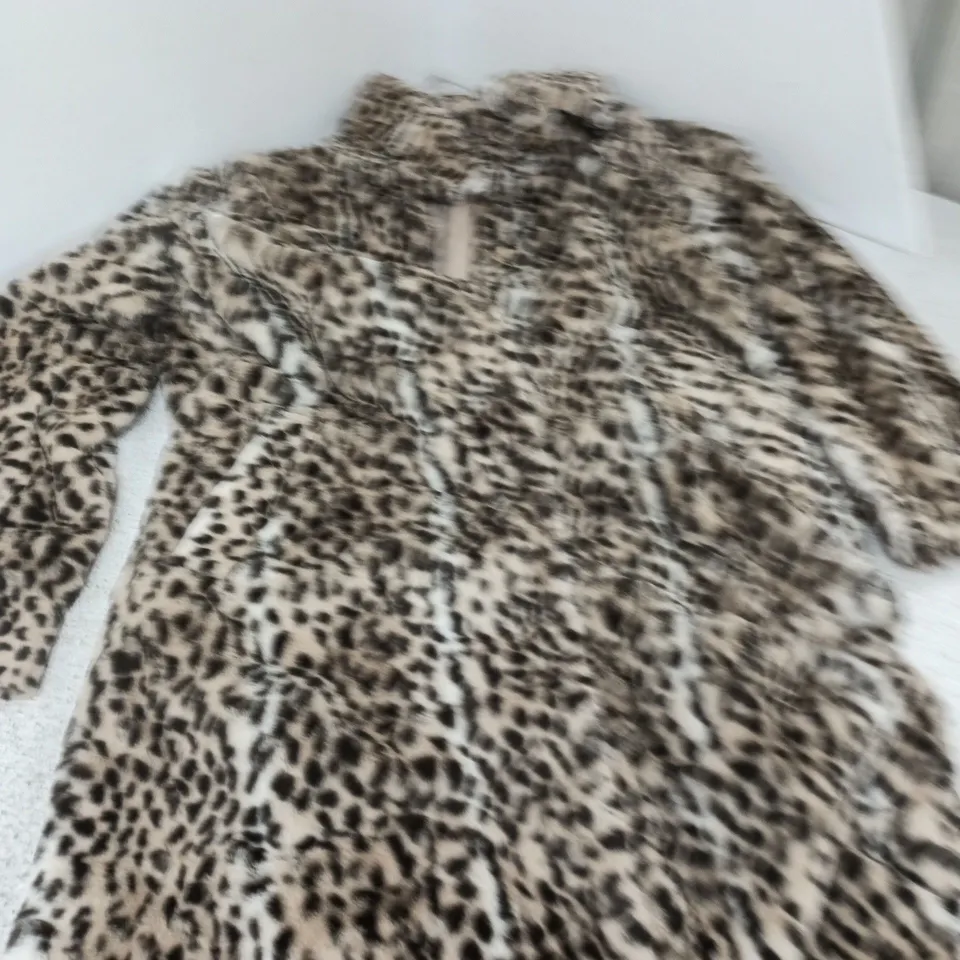 CENTIGRADE LEOPARD PRINT COAT – MADE IN CHINA, UK SIZE L
