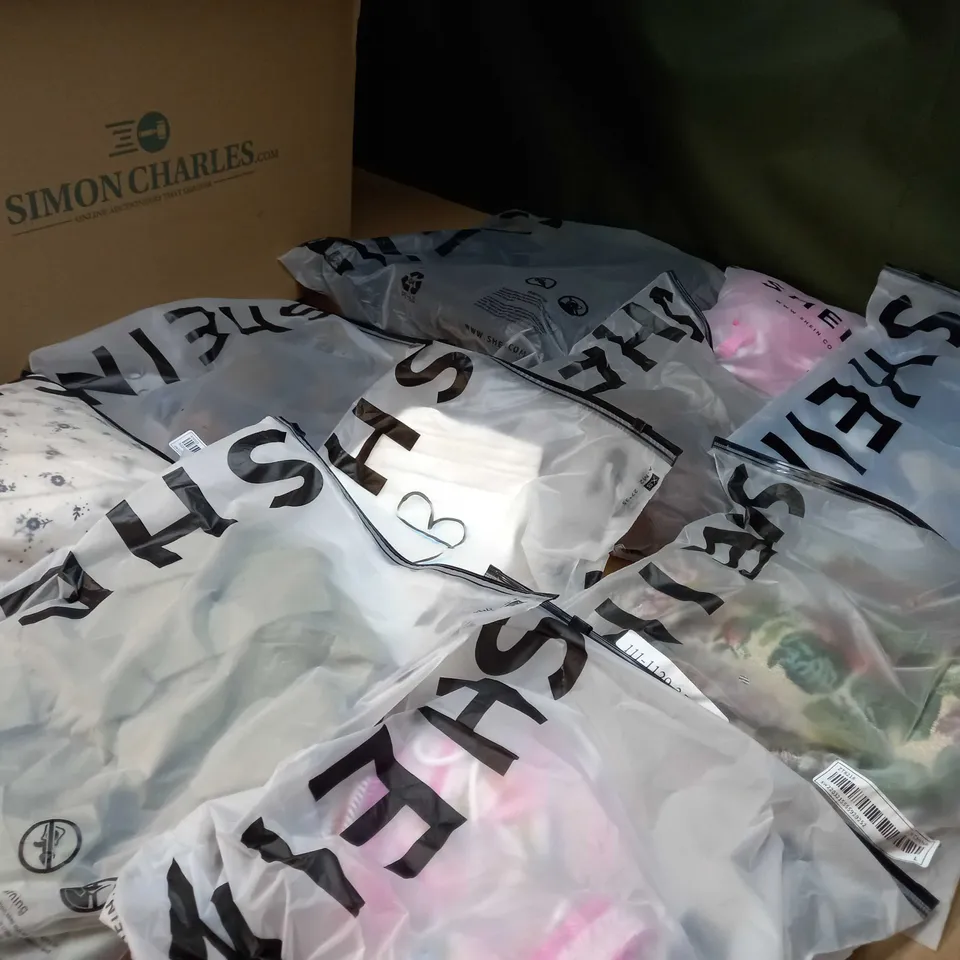 LOT OF APPROX 15 ASSORTED BAGGED SHEIN PRODUCTS