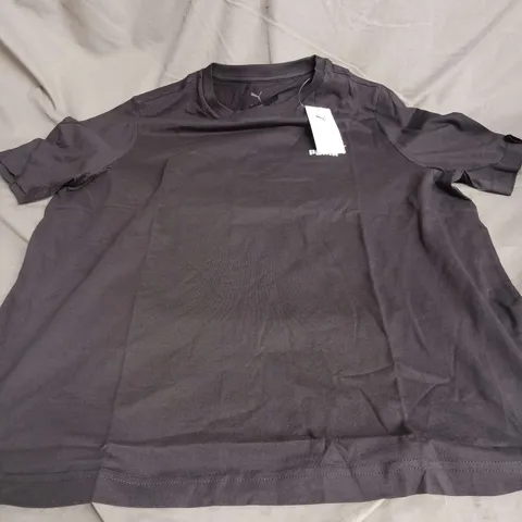 PUMA ESSENTIAL SMALL N0.1 LOGO TEE IN BLACK SIZE XL