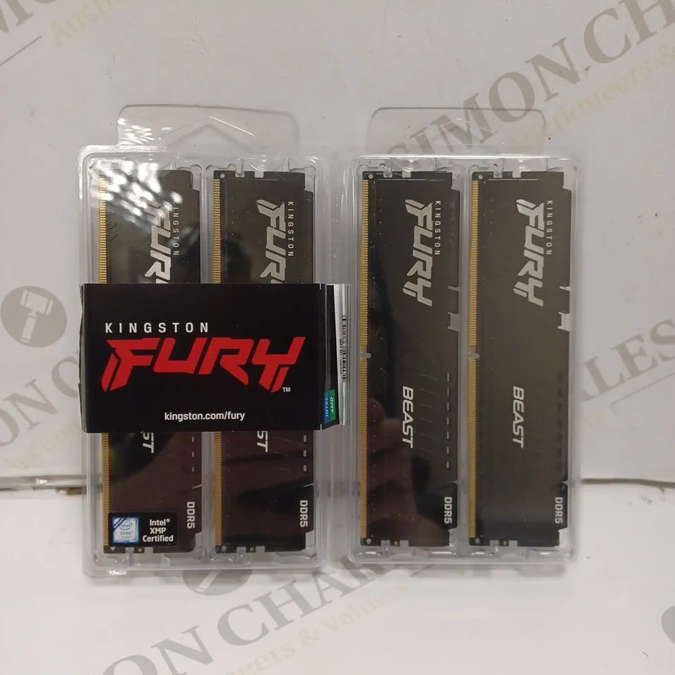 KIT OF 4 KINGSTON FURY BEAST BLACK DDR5 - 4 X 32GB