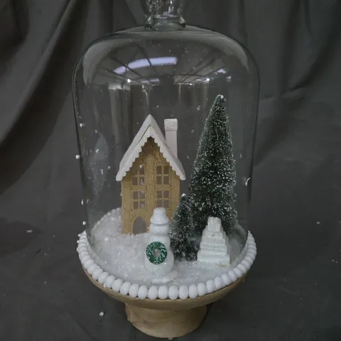 WINTER SCENE CLOCHE