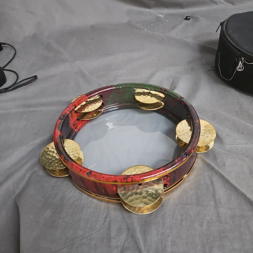 TAMBOURINE WITH CARRY CASE