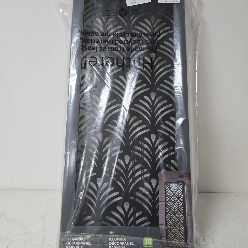 ILLUMINA DÉCORPANEL PAPYRUS WALL ART PANEL – IN-LIT METAL DECORATIVE PANEL