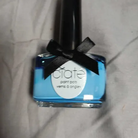 BOX OF APPROXIMATELY 72 CIATÉ LONDON NAIL POLISH - HOLIDAY BLUES, 13.5ML-NO EXPIRY DATE SHOWN 