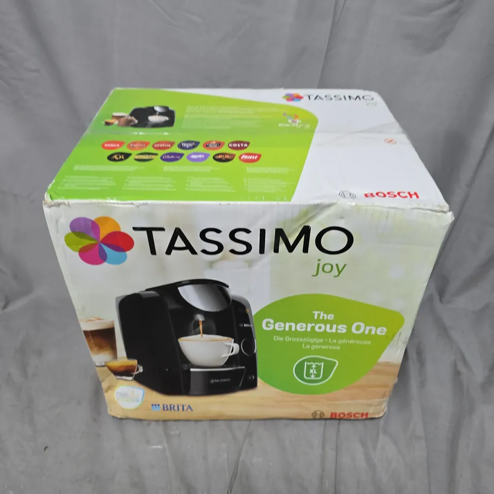 BOXED TASSIMO COFFEE MACHINE IN BLACK RRP £59