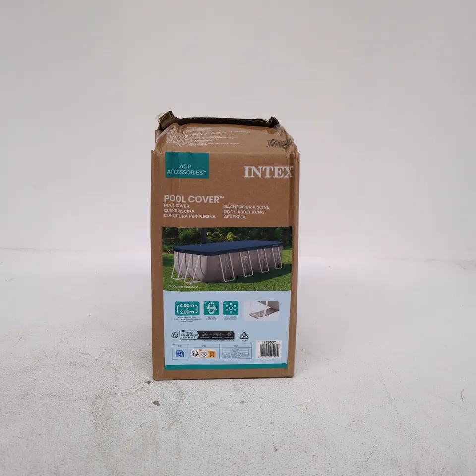 INTEX POOL COVER – 4M X 2M (BOXED)