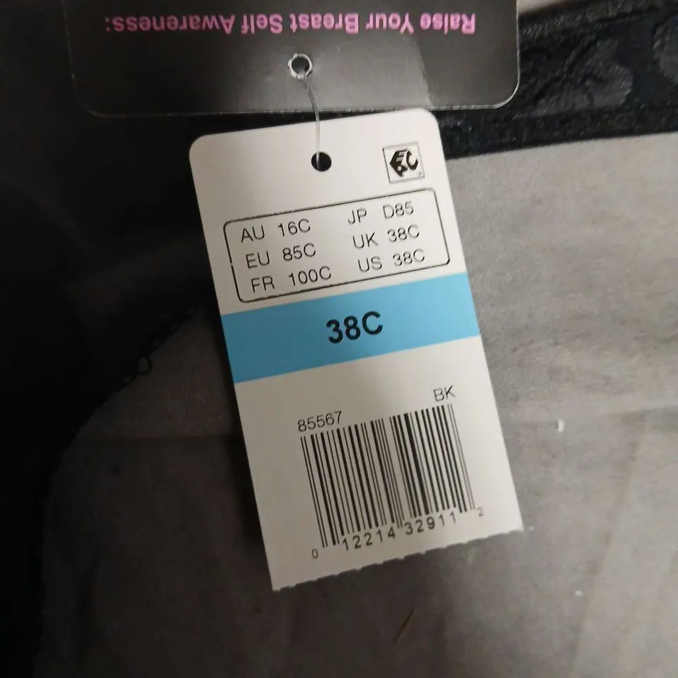 WACOAL THE AWARENESS BRA – UK 38C, BLACK LACE