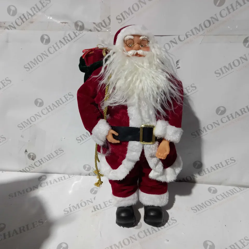 FESTIVE PRE LIT SANTA TRADITIONAL 43CM