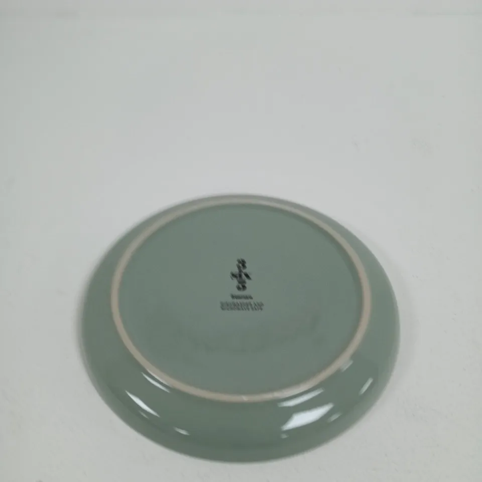 BOXED SAGE TWO TONE 12 PIECE DINNER SET