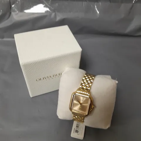 OLIVIA BURTON 28MM GROSVENOR LIGHT GOLD WATCH