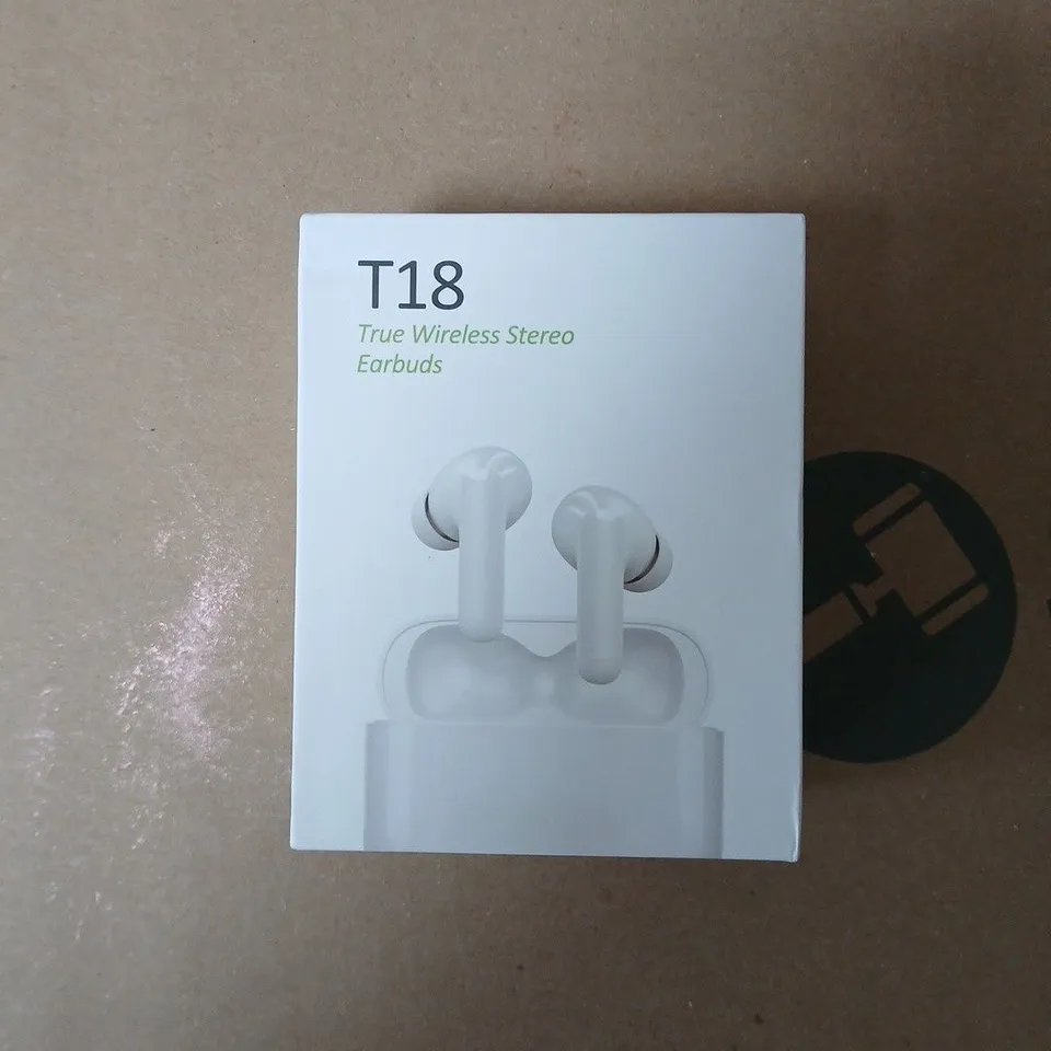 LETSFIT T18 TRUE WIRELESS STEREO EARBUDS WITH CHARGING CASE – BOXED