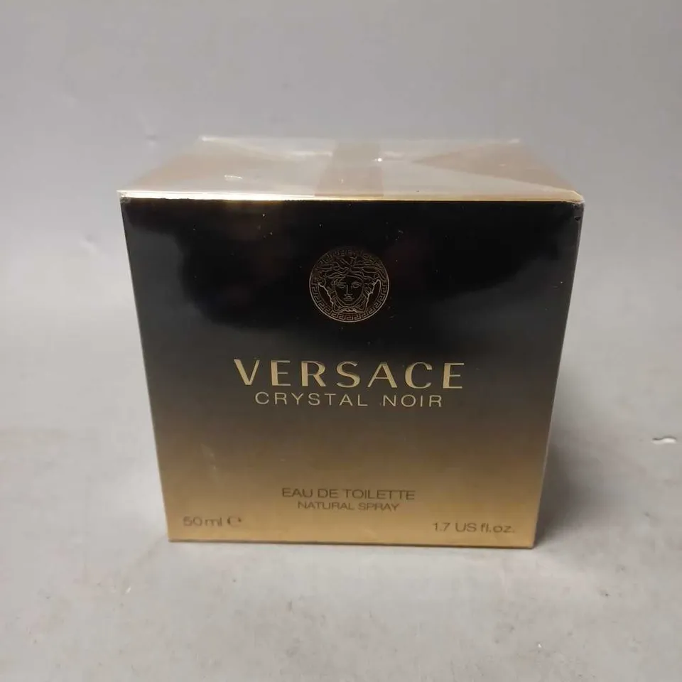 BOXED AND SEALED VERSACE CRYSTAL NOIR EAU DE TOILETTE SPRAY 50ML