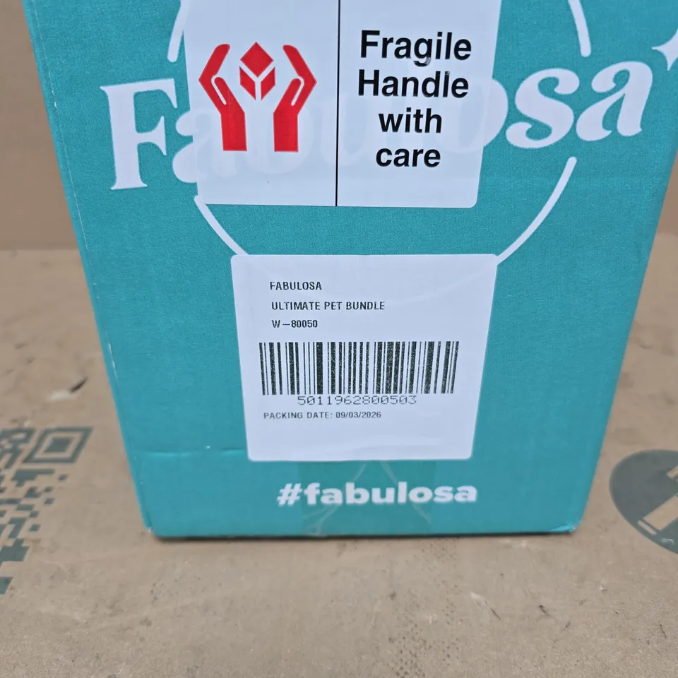 FABULOSA "FURBULOSA" ULTIMATE PET BUNDLE TO INCLUDE DISINFECTANT, URINE DESTROYER ETC (8 ITEMS IN TOTAL)