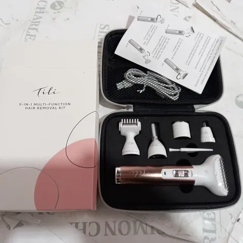 BOXED TILI 5-IN-1 MULTI-FUNCTIONAL HAIR REMOVAL KIT