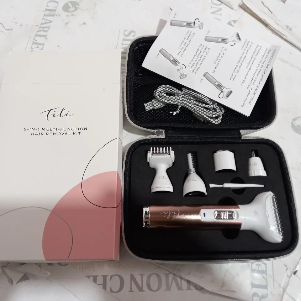 BOXED TILI 5-IN-1 MULTI-FUNCTIONAL HAIR REMOVAL KIT