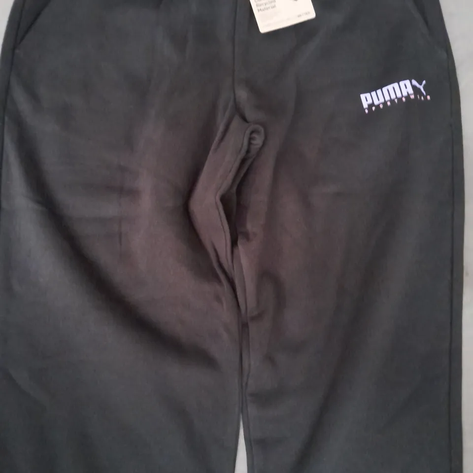 PUMA SPORTSWEAR KIDS SWEATPANTS IN BLACK SIZE 15-16 YEARS