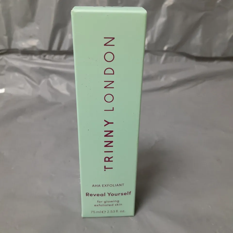 SEALED TRINNY LONDON REVEAL YOURSELF AHA EXFOLIANT 75ML