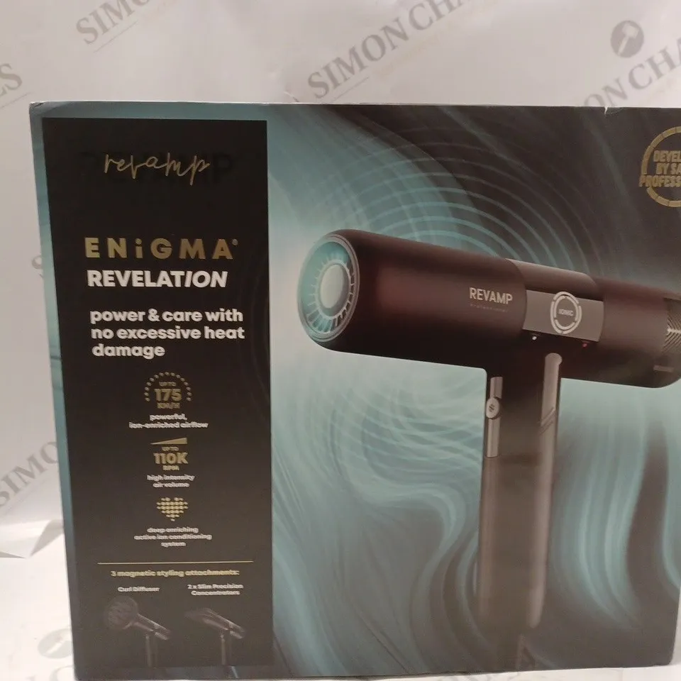 REVAMP ENIGMA REVELATION HAIR DRYER RRP £149.99