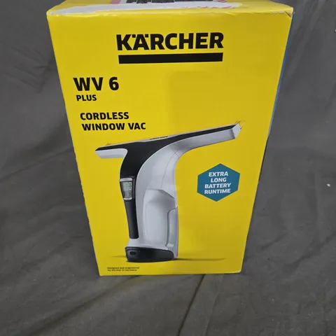 SEALED K'ARCHER WV 6 PLUS CORDLESS WINDOW VAC