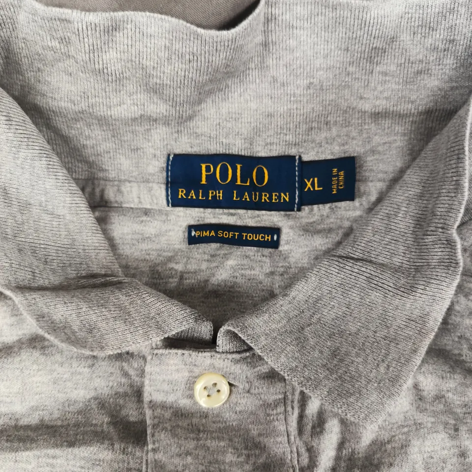 POLO RALPH LAUREN POLO SHIRT – GREY – XL