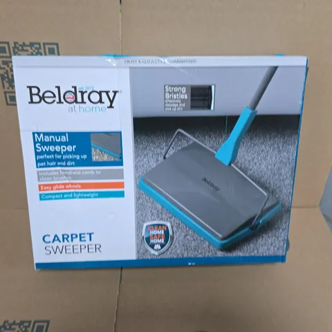 BELDRAY CARPET SWEEPER – MANUAL CARPET CLEANER 