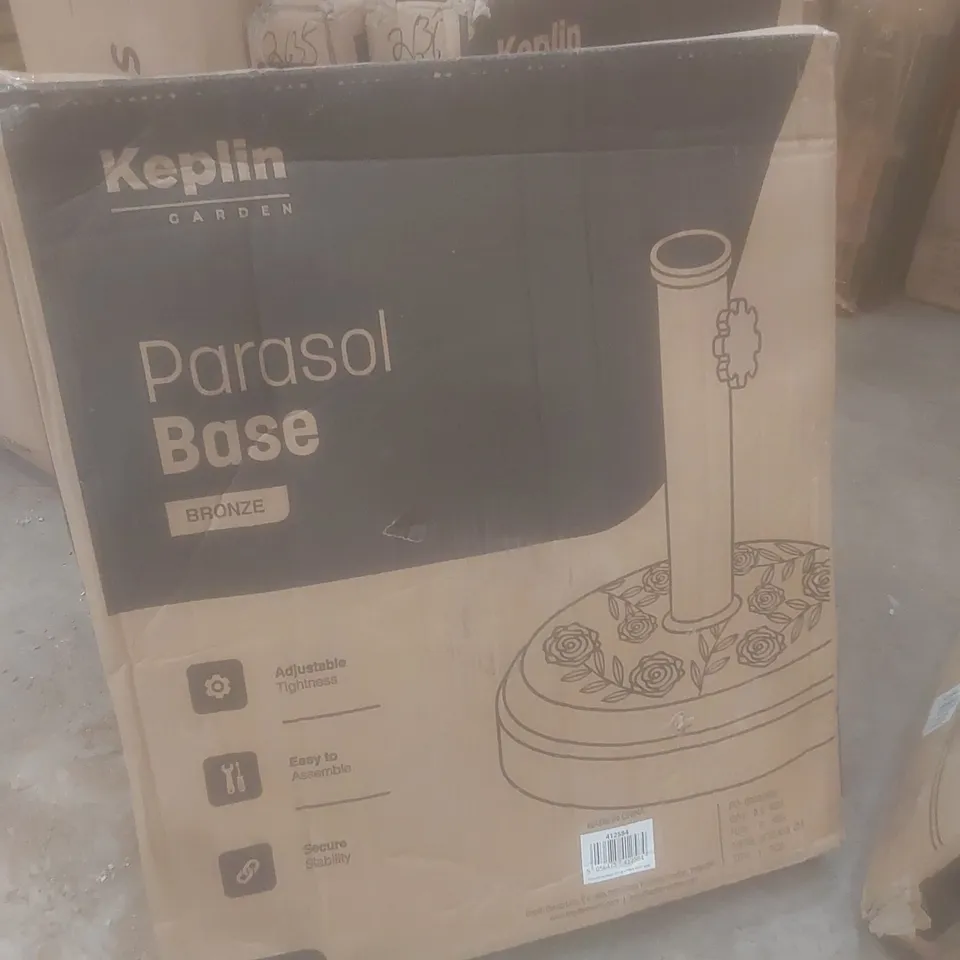 BOXED KEPLIN PARASOL BASE - BRONZE