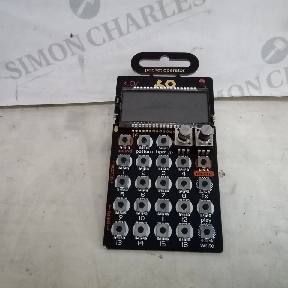 K.O! TEENAGE ENGINEE POCKET OPERATOR