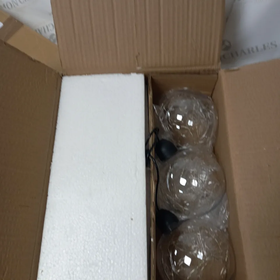 BOXED SANTA EXPRESS DANGLY LEG LIGHT STRAND