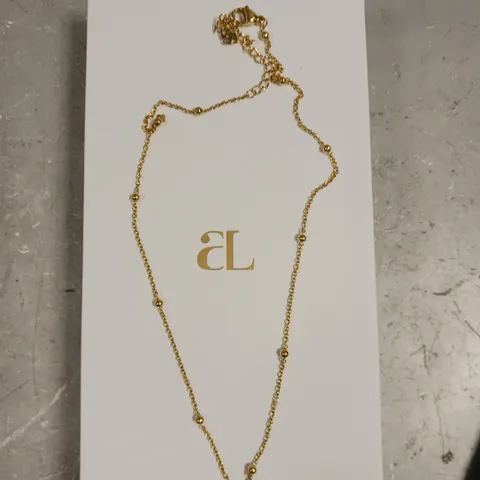 ABBOTT LYON CHAIN LINK BEADED NECKLACE 