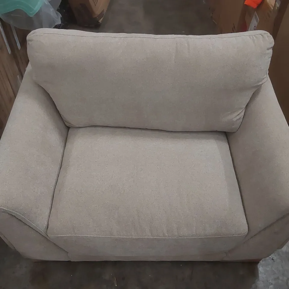 DANETTI FABRIC UPHOLSTERED LOVESEAT 