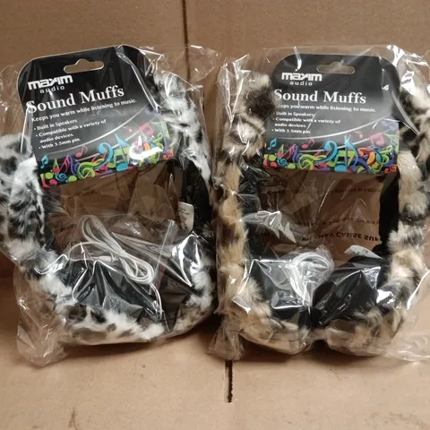 APPROXIMATELY 30 MAXIM AUDIO SOUND MUFFS