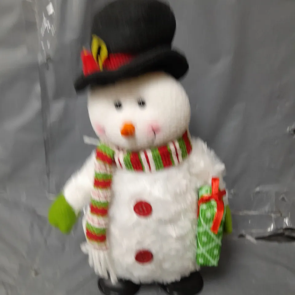 MUSICAL DANCING SNOWMAN CHRISTMAS DECORATION RRP £22.99