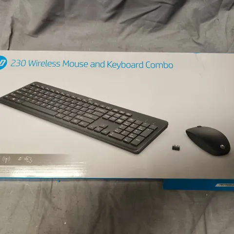 HP 230 WIRELESS KEYBOARD AND MOUSE COMBO – BOXED