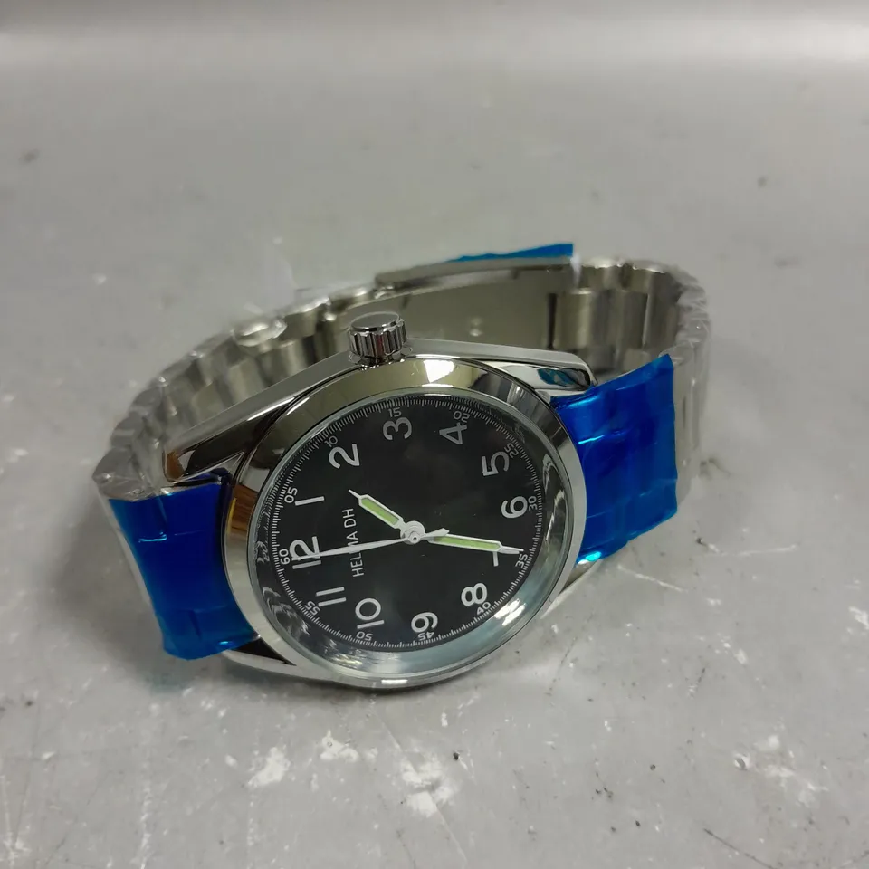 MENS HELMHA DH WATCH –  STAINLESS STEEL STRAP – 3ATM WATER RESISTANT