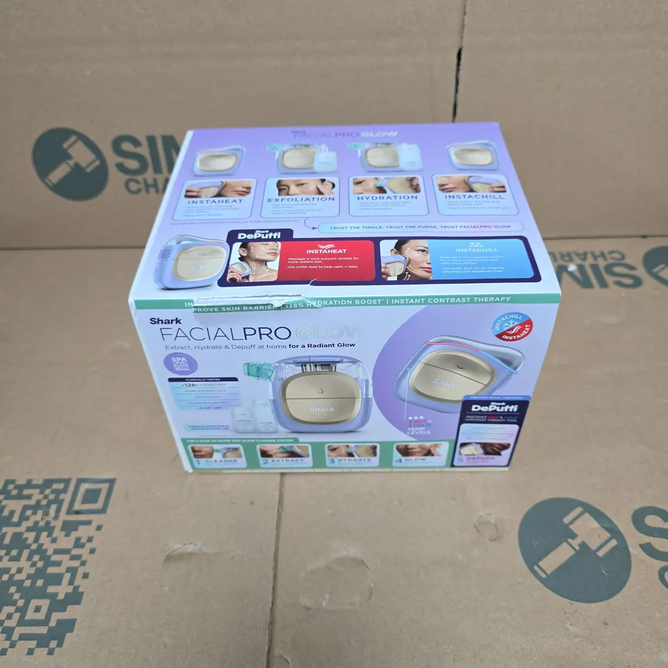 SHARK FACIAL PRO GLOW AND DEPUFFI SPA PURPLE