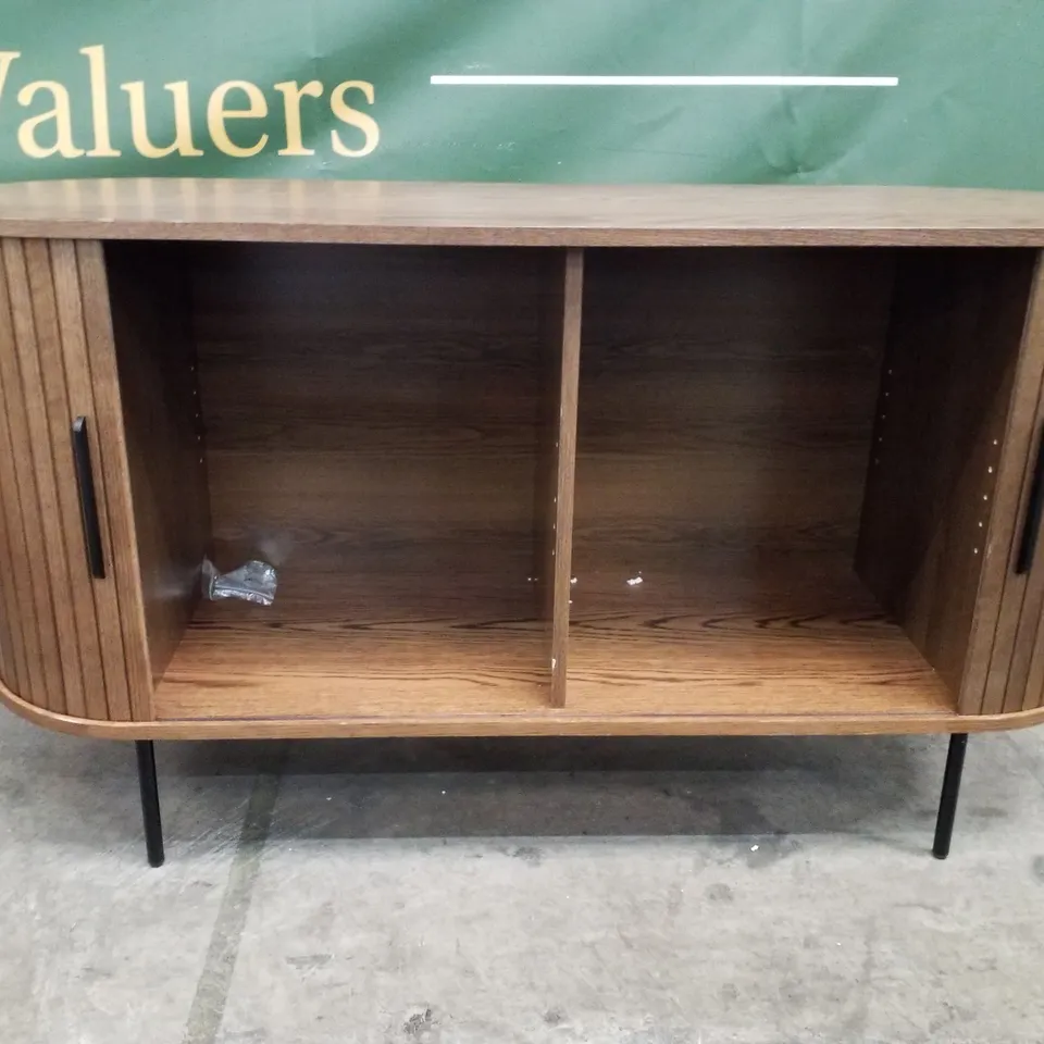 OVAL SIDEBOARD - DARK WOOD