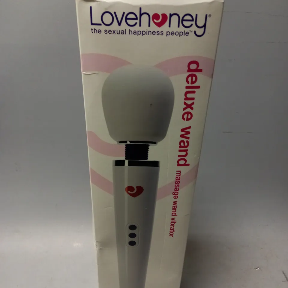 BOXED LOVEHONEY DELUXE WAND VIBRATOR