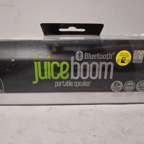 BOXED JUICE BOOM BAR BLUETOOTH SPEAKER