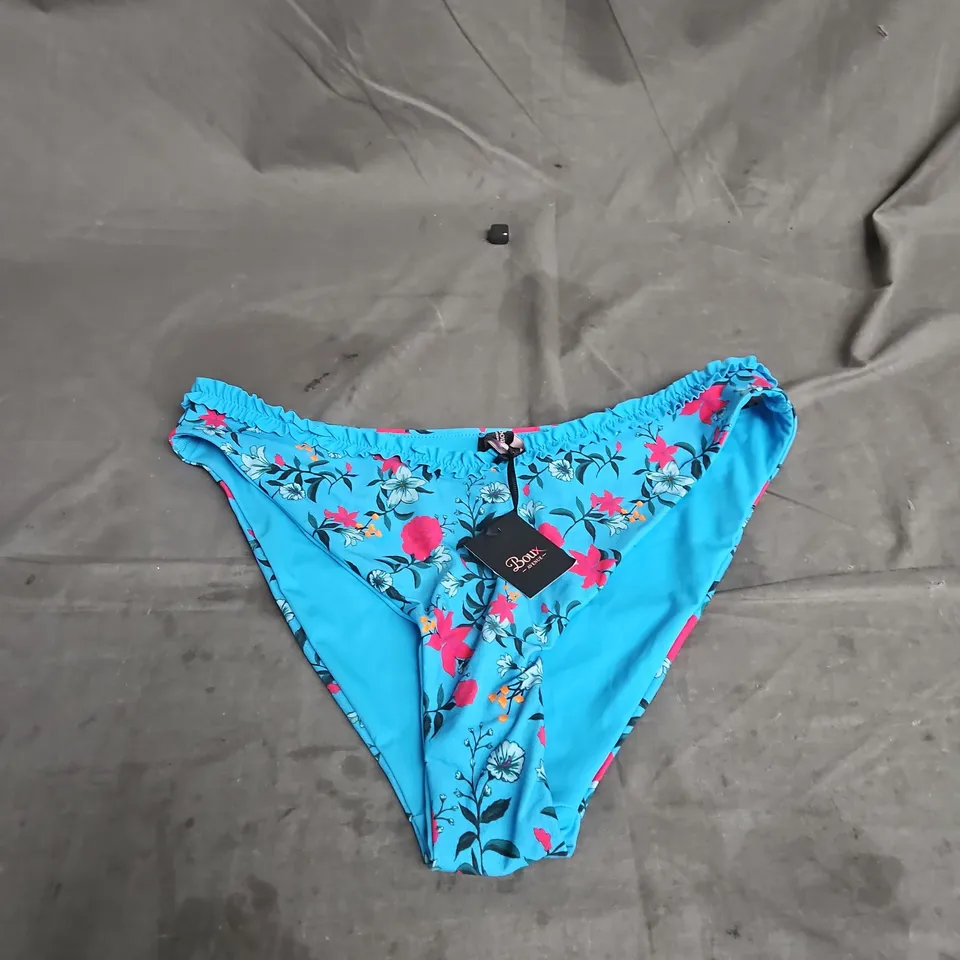 BOUX AVENUE PARADISIO BIKINI BOTTOM IN BLUE MIX SIZE 14