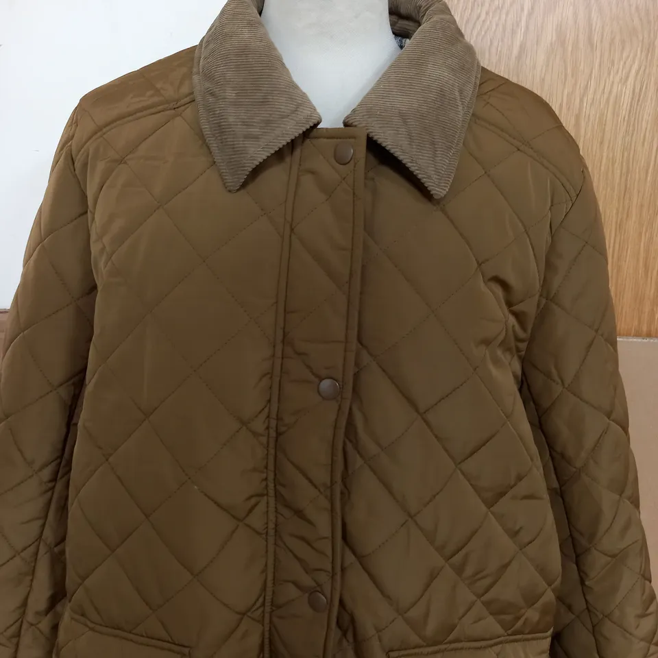 CENTIGRADE QUILTED JACKET IN MUSHROOM 2XL