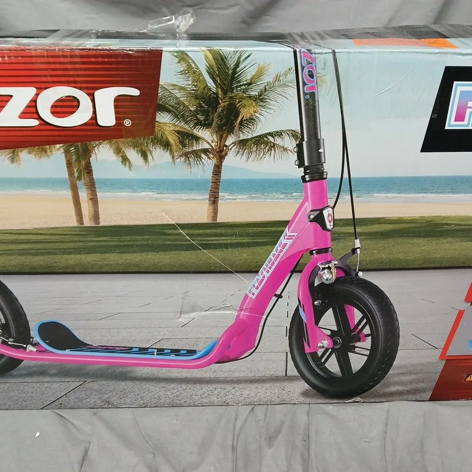 RAZOR FLASHBACK KICK SCOOTER BMX STYLE - PINK