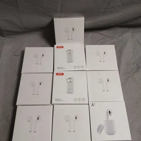 APPROXIMATELY 10 ASSORTED WIRELESS EARPHONES