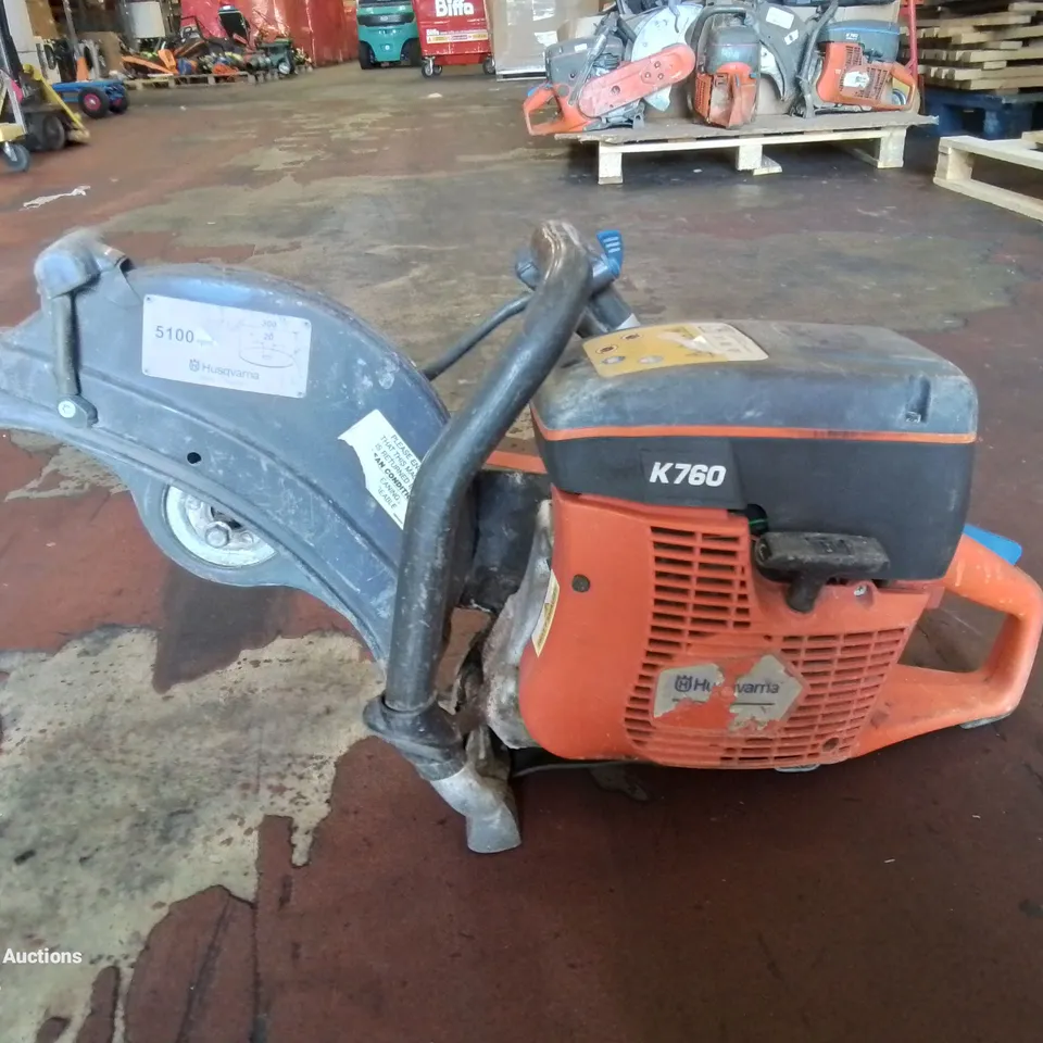 HUSQVARNA K760 CUT-N-BREAK DEEP CUT CONCRETE SAW. (NO DISC)