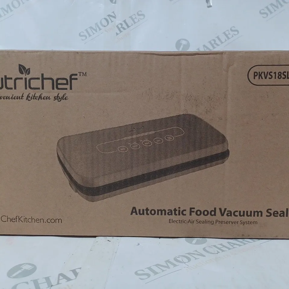 BOXED NUTRICHEF AUTOMATIC FOOD VACUUM SEALER