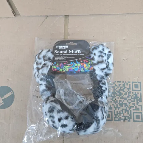 MAXIM AUDIO SOUND MUFFS – LEOPARD PRINT FAUX FUR HEADPHONES WITH 3.5MM JACK