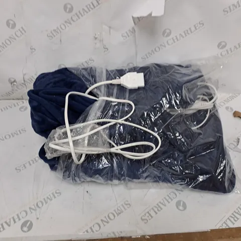 HEATED NAVY THROW UNBOXED