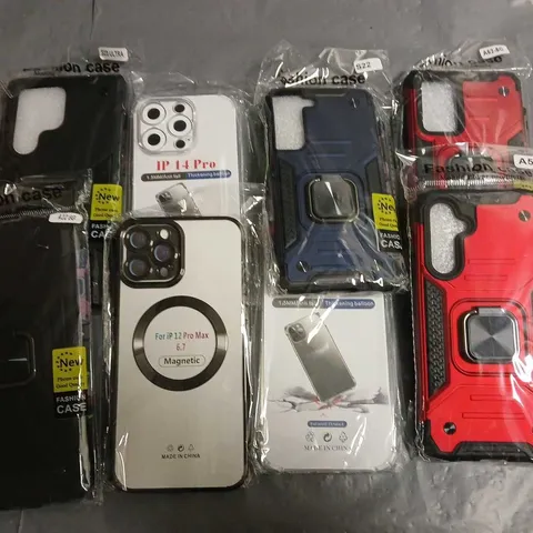 LOT OF ASSORTED FASHION MOBILE PHONE CASES