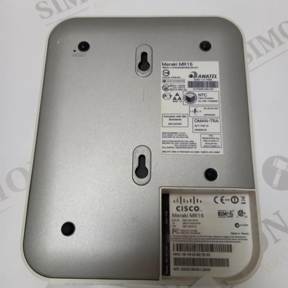 CISCO MR16-HW WIRELESS ACCESS POINT 
